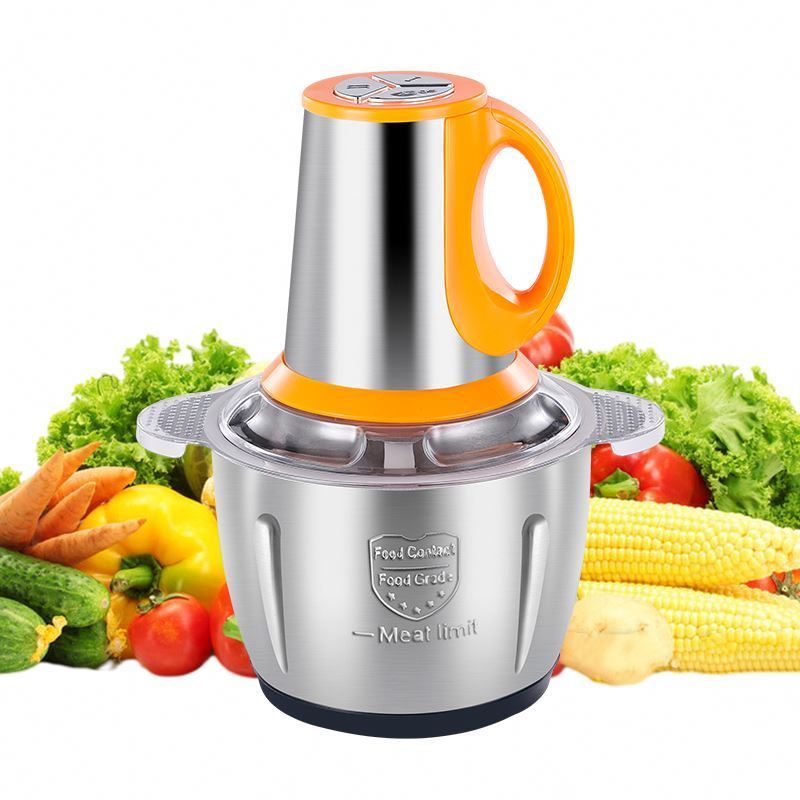 Cup food fruits, bowl stainless chopper vegetables glass nuts 5 1.2l electric meat grinder for processor/