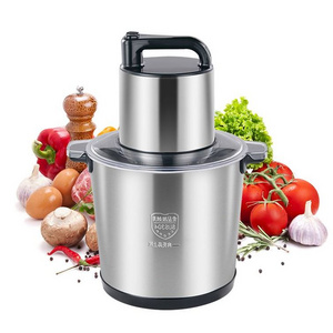 Food Processor 6L, Electric Vegetables Chopper And Cup Head 8 Motor Meat Grinder For Steel/