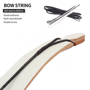 Bow String Replacement Bowstring Customizable 12,14,16 Strands 48-66 Inch Archery Bow and Arrow Traditional Recurve Bow String