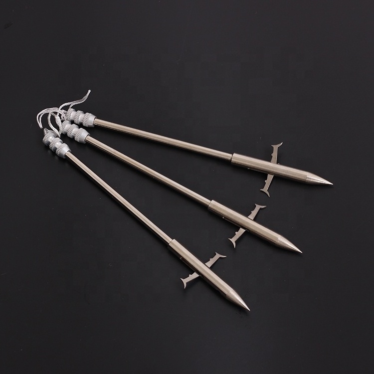 Fish Dart Ocean Bowfishing Tool Stainless Steel Arrows Archery Accessories Compound Bow Hunting Slingshot Fishing Arrow