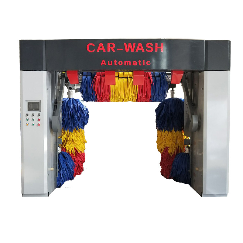 Rollover 5 Brush  automatic car wash equipment supplier/auto car wash machine price Malaysia