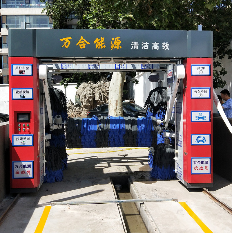 Rollover 5 Brush  automatic car wash equipment supplier/auto car wash machine price Malaysia