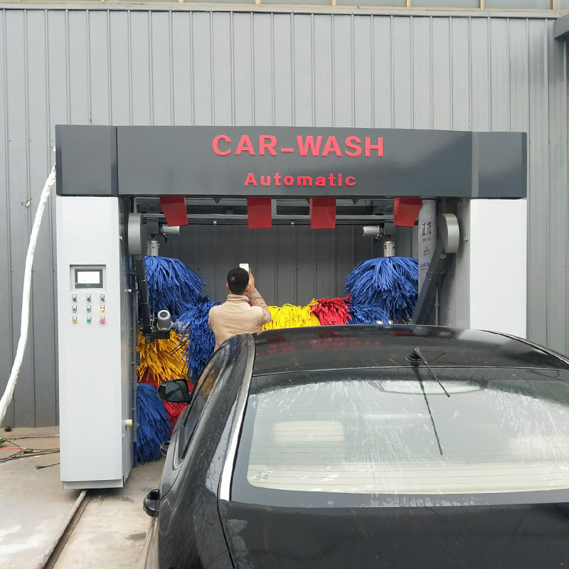 Rollover 5 Brush  automatic car wash equipment supplier/auto car wash machine price Malaysia