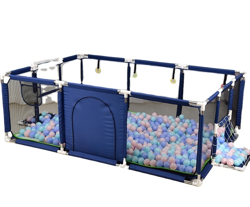 Big Large Size Baby Playpen With Basket Kids Playpen With Door