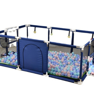 Big Large Size Baby Playpen With Basket Kids Playpen With Door