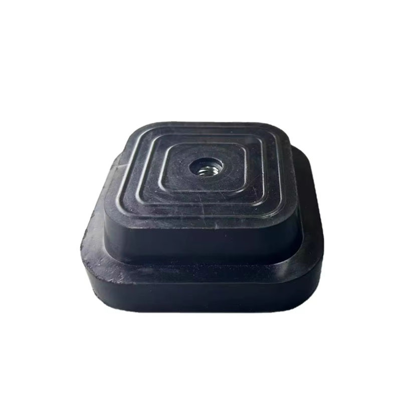 Custom square rubber isolation mounting absorbent foot buffer buffer anti-vibration mute block shock absorber