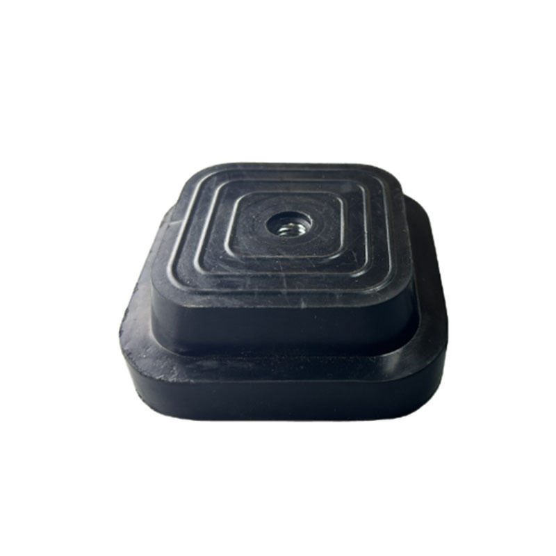 Custom square rubber isolation mounting absorbent foot buffer buffer anti-vibration mute block shock absorber