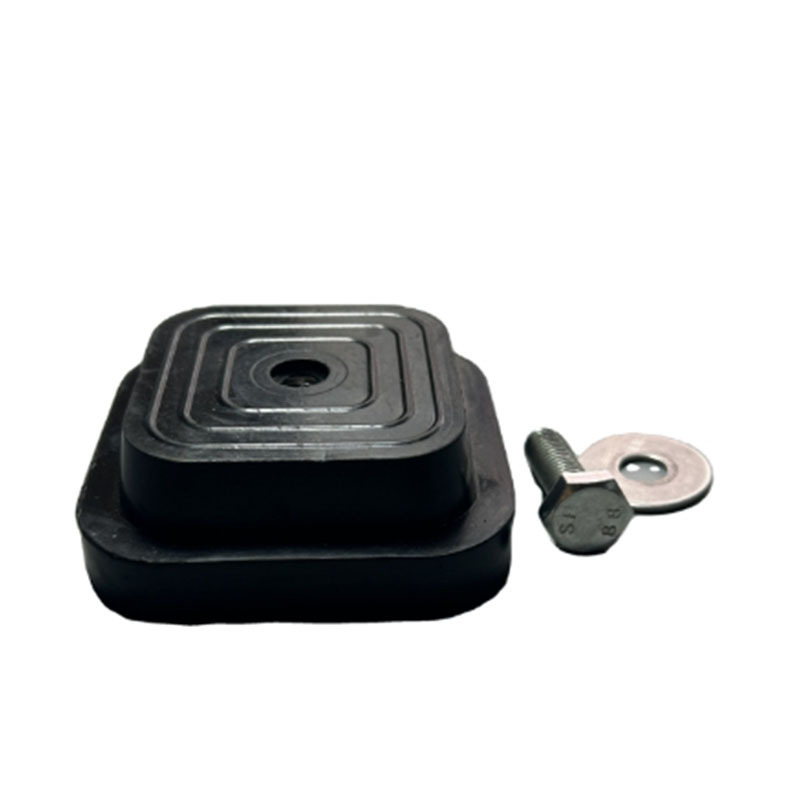 Custom square rubber isolation mounting absorbent foot buffer buffer anti-vibration mute block shock absorber