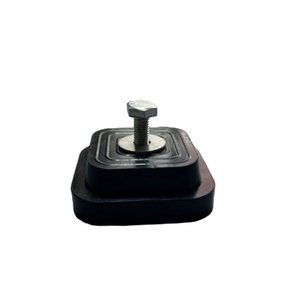 Custom square rubber isolation mounting absorbent foot buffer buffer anti-vibration mute block shock absorber