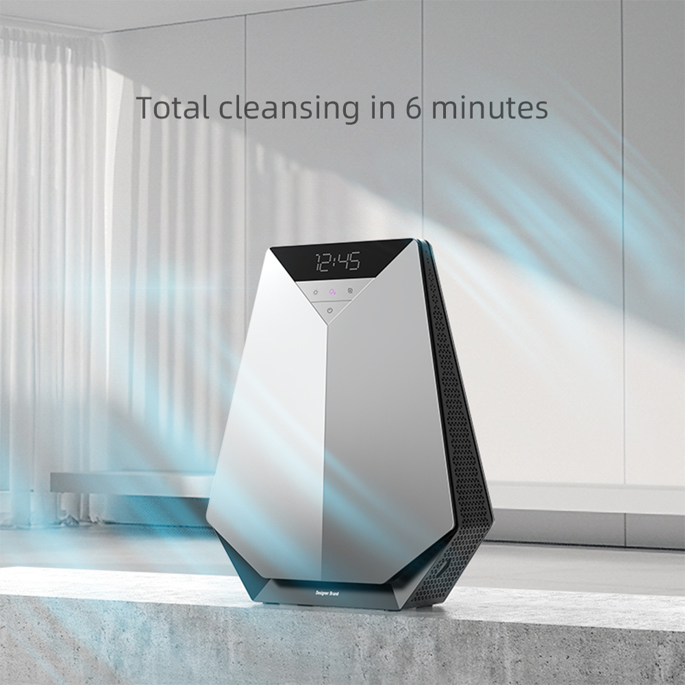 Air purifier deodorizer household air ion generator deodorizer has 3 modes automatic timing function room pets