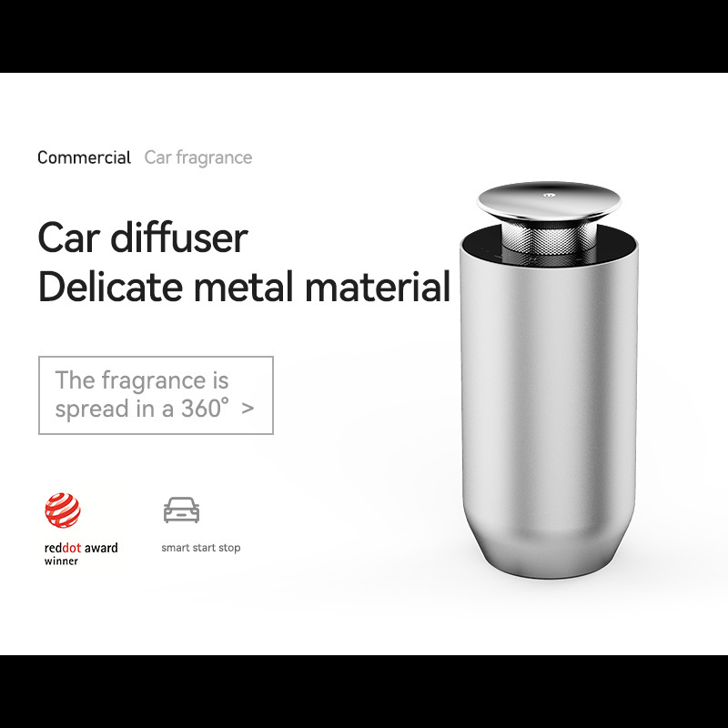 Wholesale of new aluminum alloy car diffusers with anhydrous essential oil aroma diffusers and aromatherapy machines