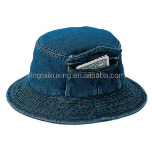 high quality denim custom designer fishing hats mens bucket hat manufacturer