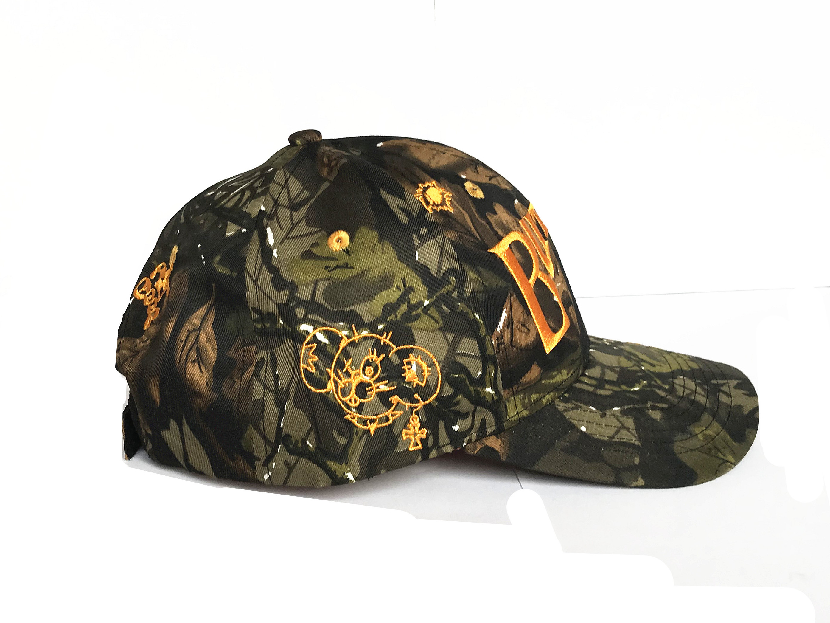 Jungle camouflage camo embroidery logo tactical hat baseball hat