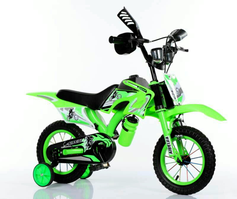 Hot sale 12' 14' 16 inch children bike moto style motorcycle bicycle for kids