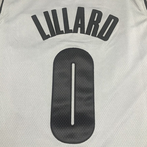 Damian Lillard Gray 2020/21 Earned Edition Best Quality Stitched Basketball Jersey