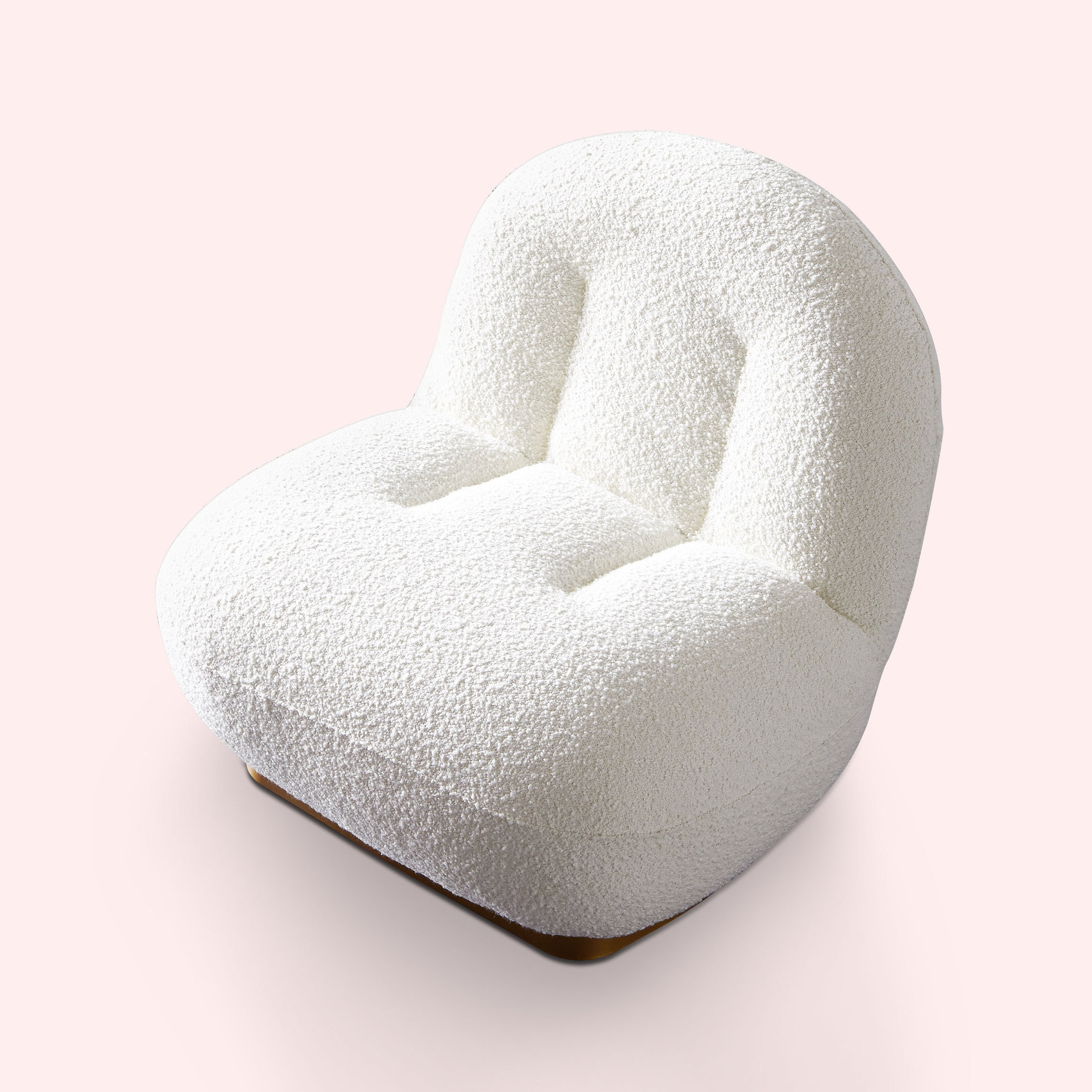 Multifunctional White Luxury For Living Room Swivel Lounge Chair White Modern Chair From China Factory Accent Chair