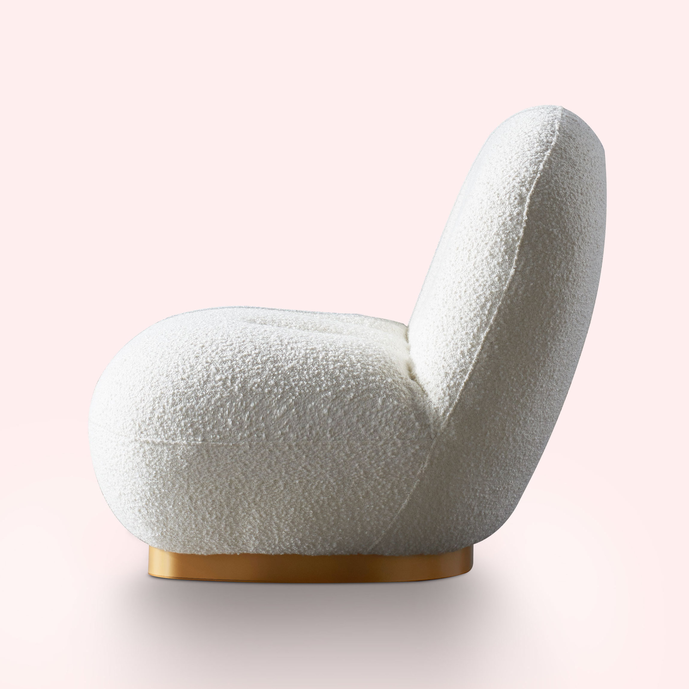 Multifunctional White Luxury For Living Room Swivel Lounge Chair White Modern Chair From China Factory Accent Chair