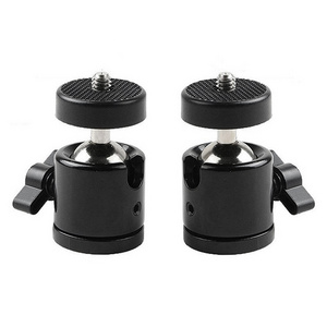 360 Swivel Camera Tripod Ball Head 1/4 Inch Screw Mount Bracket For  Sony DSLR Camera Tripod Ball head Stand