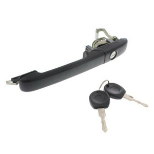 Exterior Door Handle For 94-97 Volkswagen Passat Front Driver Side Black 3A0837205D