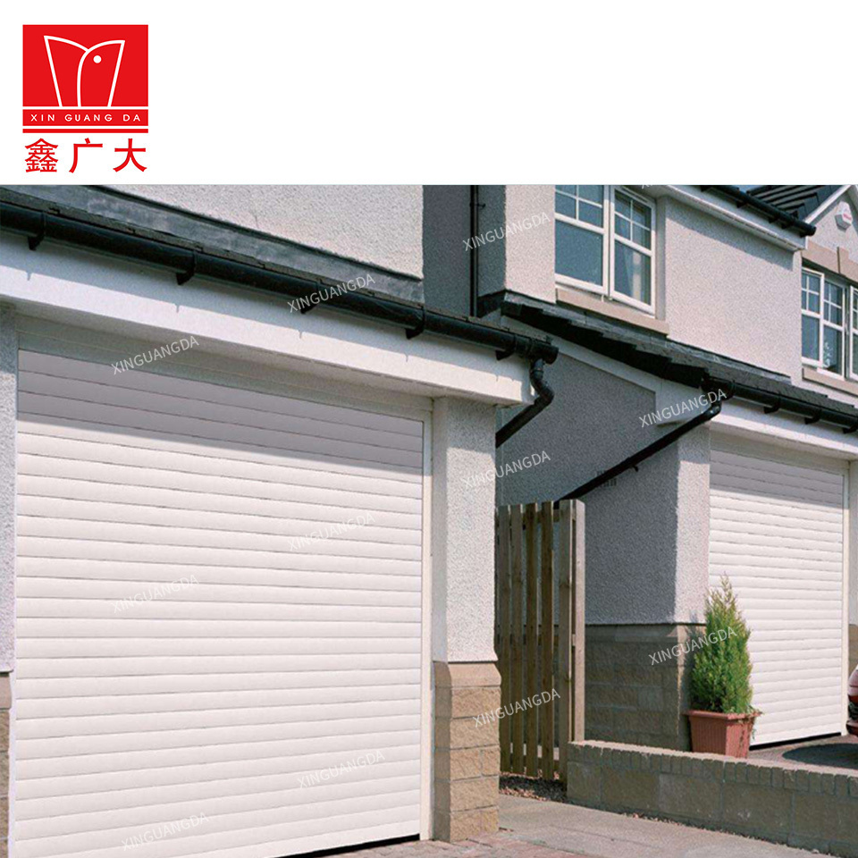 Windproof aluminum roller shutter garage doors sliding door factory price Commercial