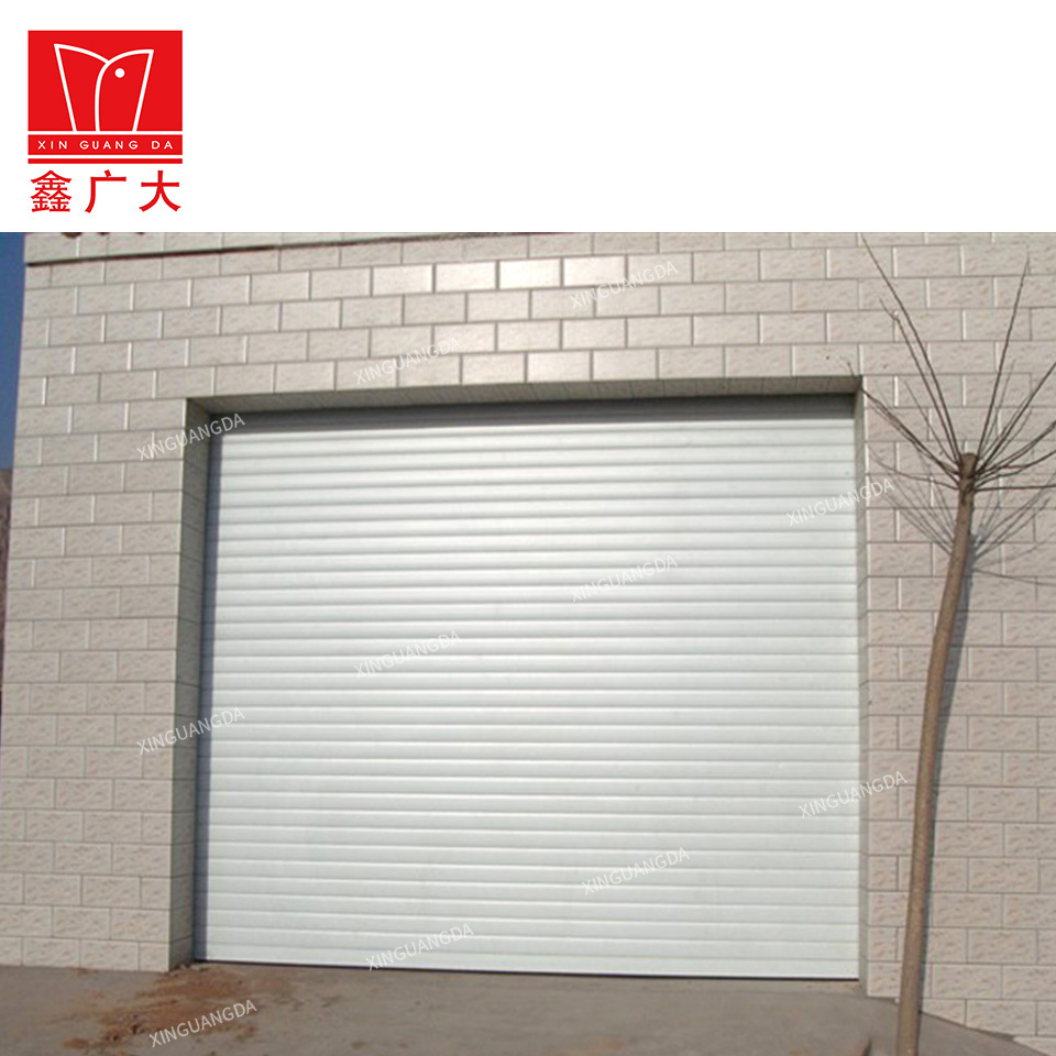 Windproof aluminum roller shutter garage doors sliding door factory price Commercial