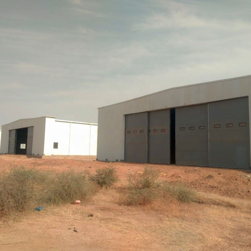 Metal Building Construction Projects Industrial warehouse prefabricated metal roof steel structure Aircraft Hangar