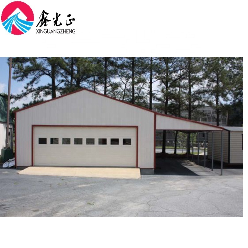 prefabricated carport steel mobile car garage structure car garage