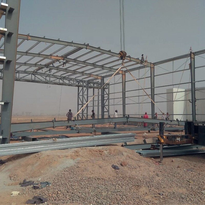 Metal Building Construction Projects Industrial warehouse prefabricated metal roof steel structure Aircraft Hangar