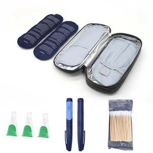 new arrival insuline cooler case portable travel cooler bag outdoor carry diabetic insulin cooler case