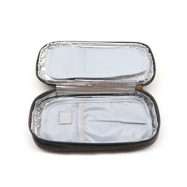 New wholesale hot selling insulin cooler case aluminum foil medicine refrigerated box insulin pen cooling case