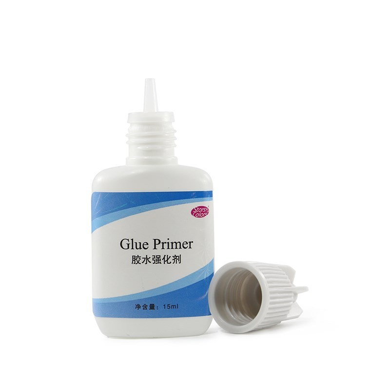 Strip eyelash glue private label korean eyelash glue 15ml safe for sensitive skin primer glue