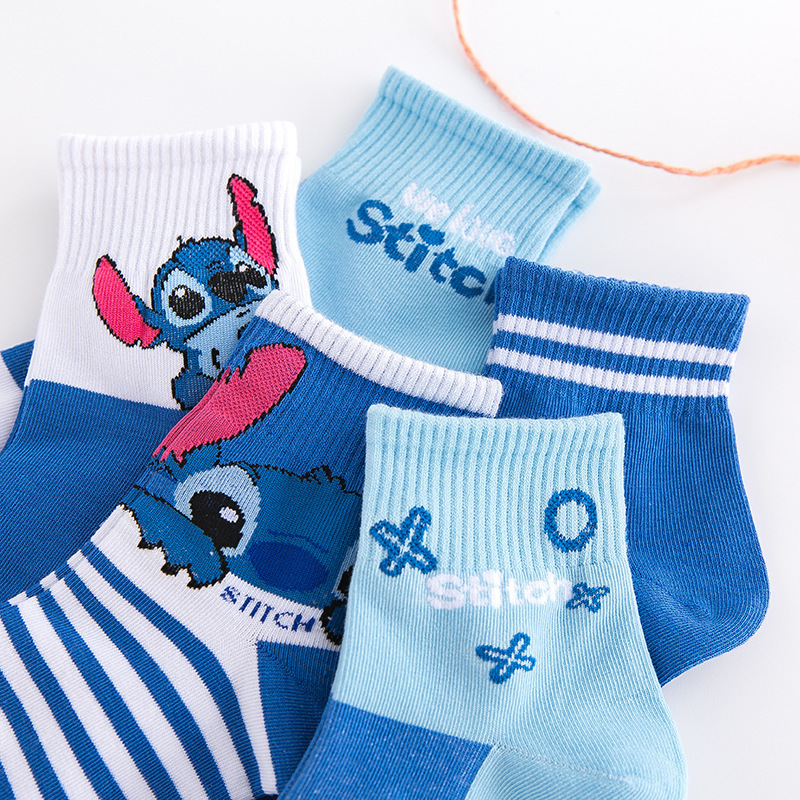 Wholesale Custom Design Children Cute Kids Socks Colorful Cotton Girl School Teen Boy Socks Jacquard Mouse Kid Cartoon Crew Sock