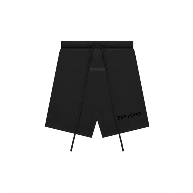 Hot selling style high quality ESSENTIALS shorts reflective french terry cotton shorts men