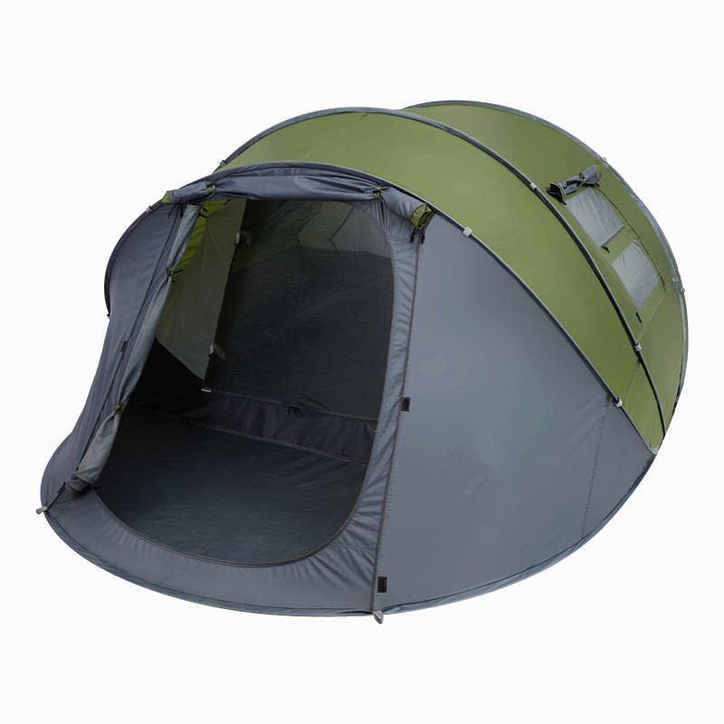 Dome Tent with Screen Room Easy Pop Up Camping Tent 4 Person with Screened-In Porch