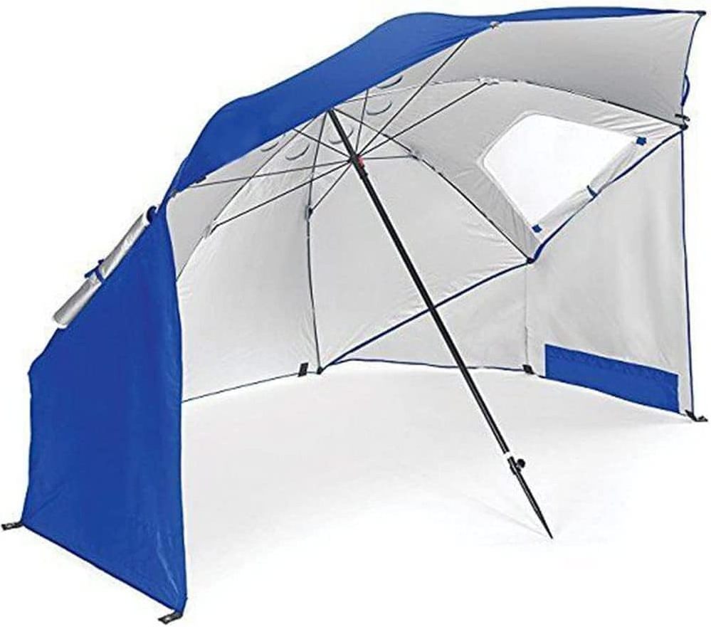 Camping Sun Shelters 8 Foot Sun and Rain Canopy Umbrella UPF 50+ Umbrella Shelter for Sun and Rain Protection