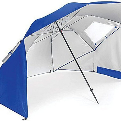 Camping Sun Shelters 8 Foot Sun and Rain Canopy Umbrella UPF 50+ Umbrella Shelter for Sun and Rain Protection