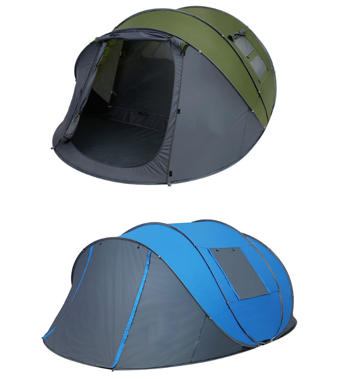 Dome Tent with Screen Room Easy Pop Up Camping Tent 4 Person with Screened-In Porch