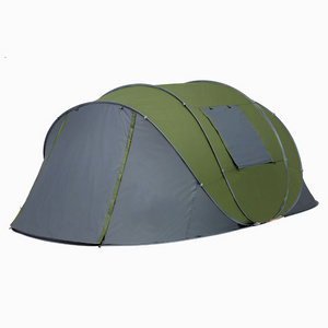 Dome Tent with Screen Room Easy Pop Up Camping Tent 4 Person with Screened-In Porch