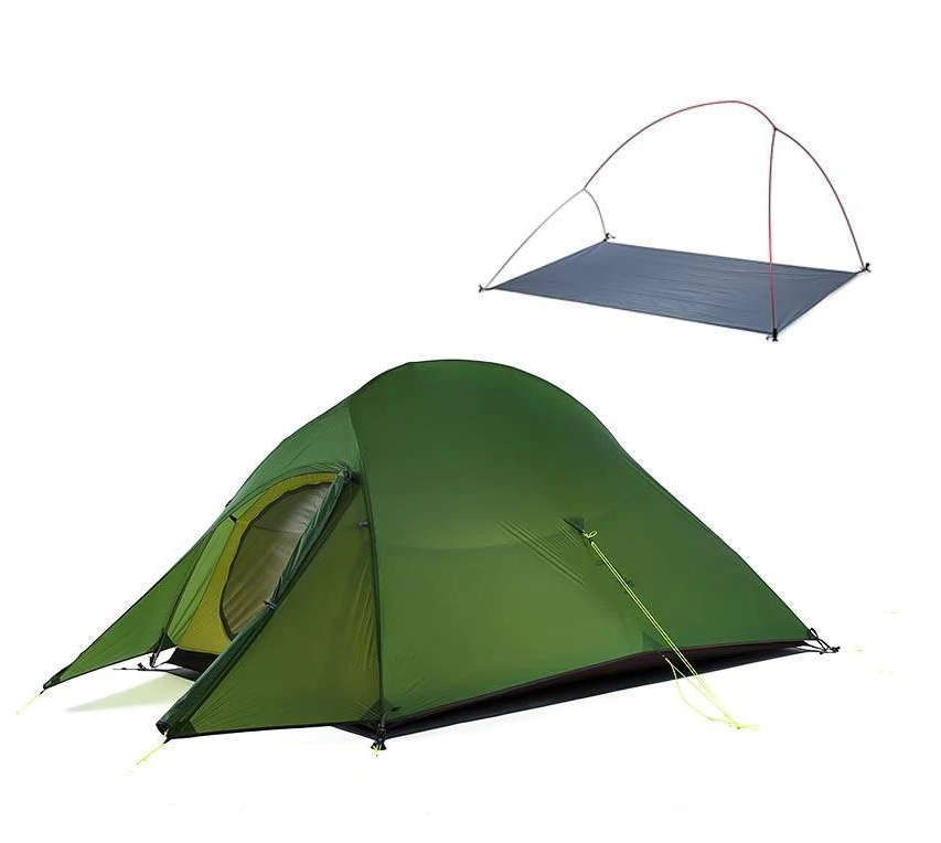 Portable 2 People 3-season tente de camping family camping tents