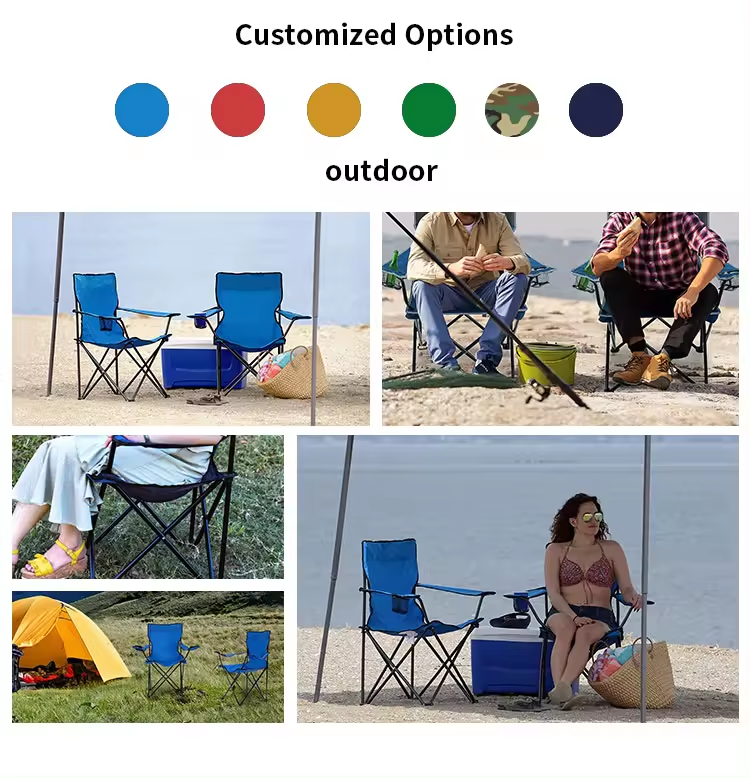 2024 Promotional Cheap Folding Outdoor Camping Chair Portable Backpack Chair Fishing Hiking Aldi Foldable Chair