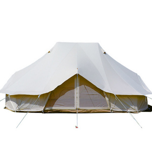 Windproof Safari Tent Canvas Glamping Waterproof Camping Oversized Yurt Luxury Tents