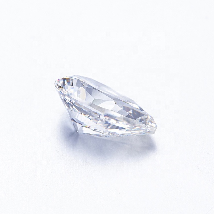 synthetic gems 7*10mm pear shape 7A white cubic zirconia zircon