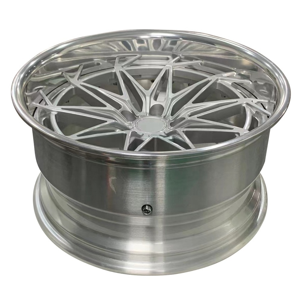 Manufacturer Vehicle 15-21 Inch 5 Hole Machined Rivets Alloy Car Truck Wheels Forged Wheels Rims