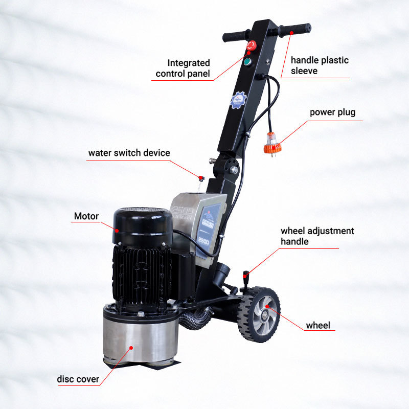 HTG-250D Cheap 220V 1 Phase Single Head Marble Terrazzo Edge Concrete Floor Grinder