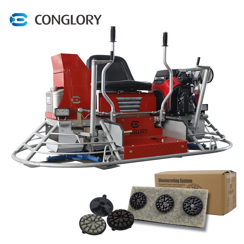 New Style Gasoline Hydraulic Ride On Concrete Power Trowel Floor Finishing Machine