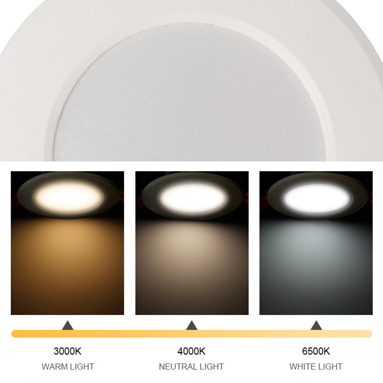 Easy Installation Ceiling Down Lamp Indoor Hotel Home Office Recessed Mounted 5W LED Downlight