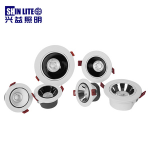 Professional Design Indoor Lighting Bedroom Round Recessed Mounted 9watt 15watt 18watt Led Down Light