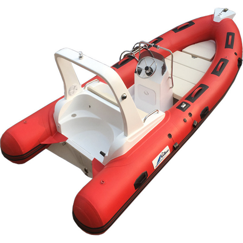 14ft hypalon RIB boat RIB420 with steering wheel 4.2M inflatable rib boat luxury fishing boat