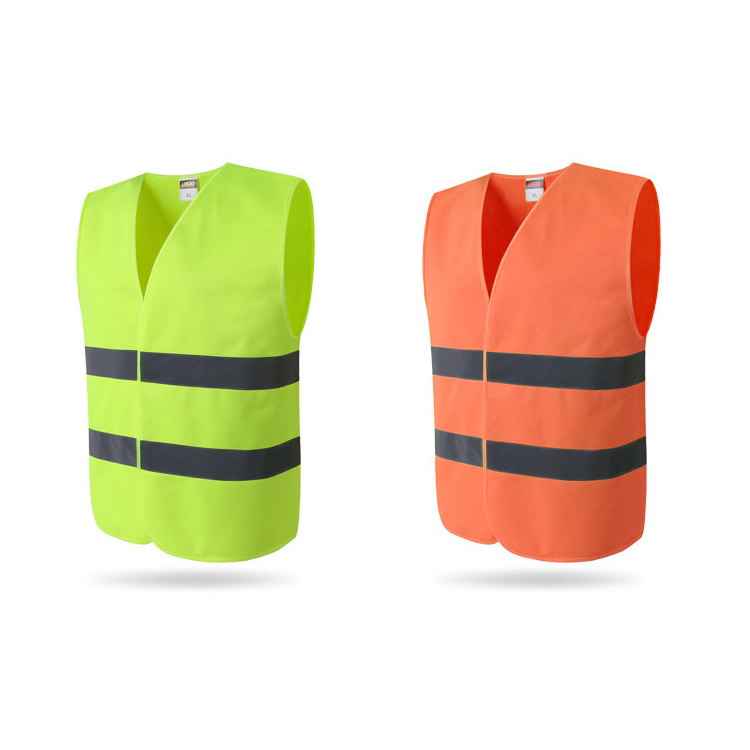 Hot Sale Cheap Yellow Orange High Visibility Construction Hi Vis Reflective Safety Vest