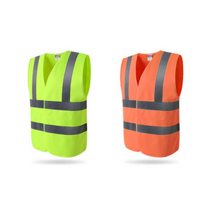 Hot Sale Cheap Yellow Orange High Visibility Construction Hi Vis Reflective Safety Vest